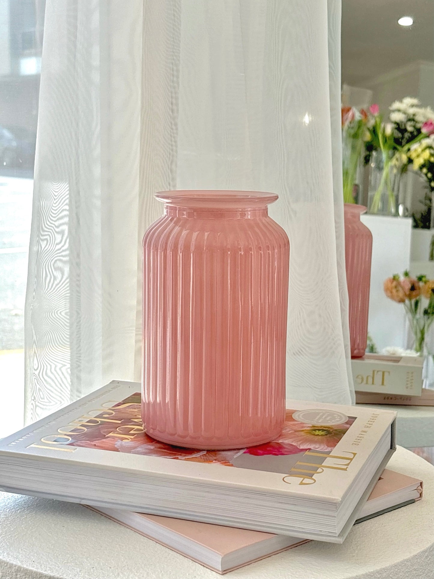 Ribbed Vase