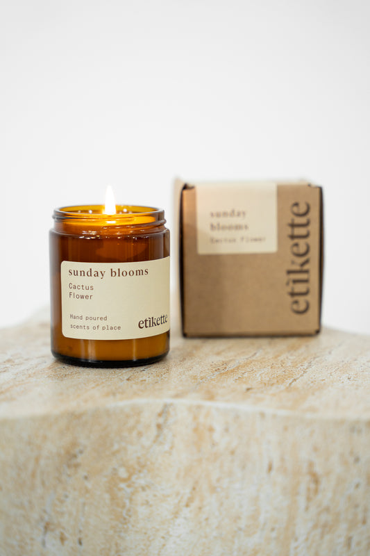 Etikette Sunday Blooms Candle